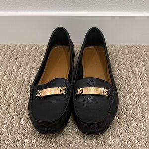 Vintage Women's Coach Black Leather Loafers